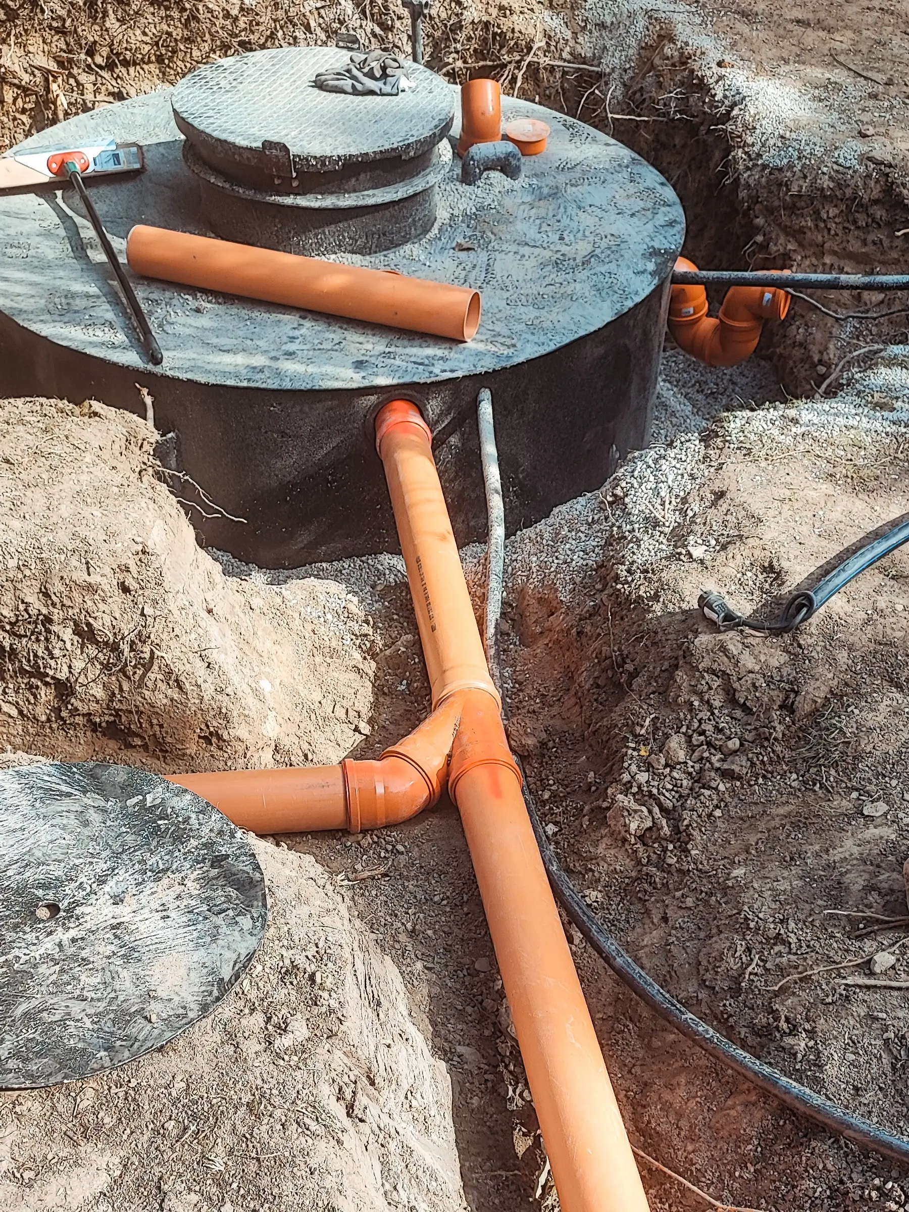 Esővízgyűjtő rendszer telepítése - földmunka